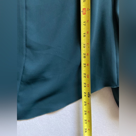 Aritzia Babaton Granados Blouse Mock Neck Long Balloon Sleeve Sz S - Picture 12 of 13